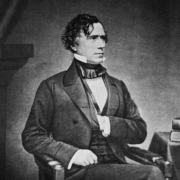 Portrait of Franklin Pierce, the 14th President of the United States