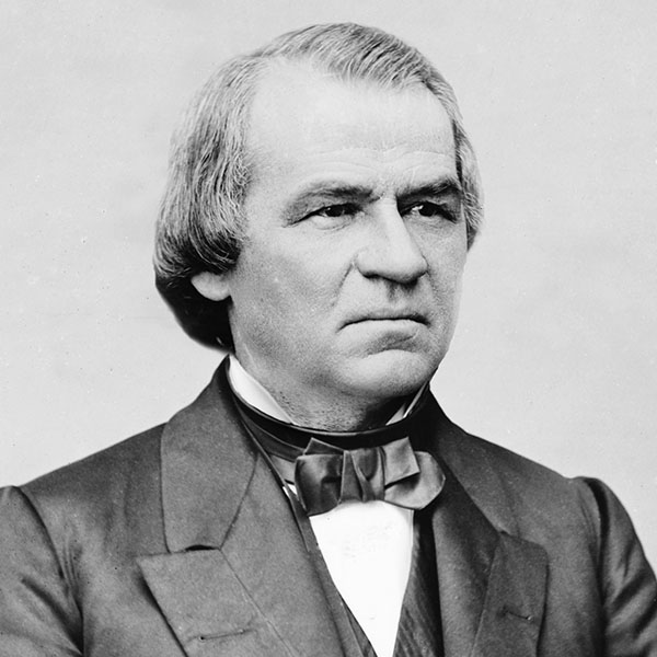 Portrait of Andrew Johnson, the 17th President of the United States