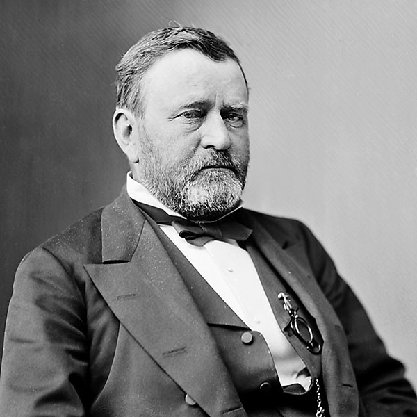 Portrait of Ulysses S. Grant, the 18th President of the United States