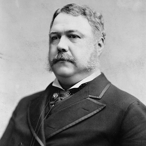 Portrait of Chester Alan Arthor, the 21st President of the United States