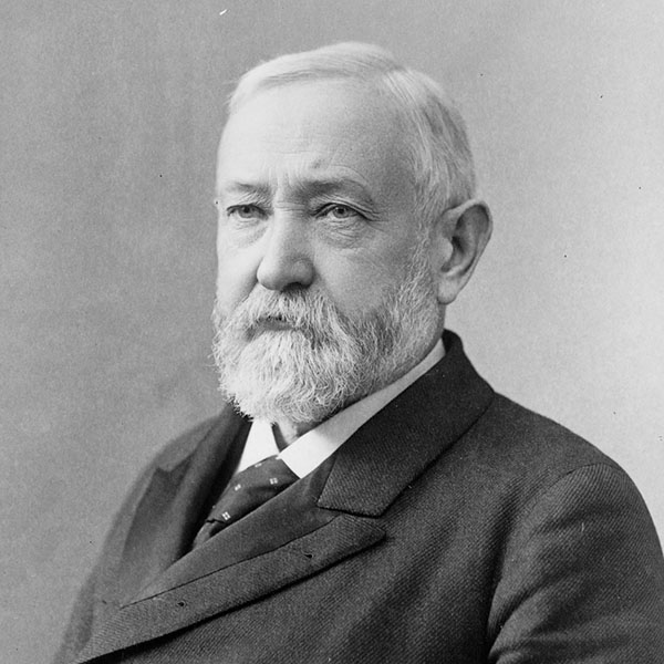 Portrait of Benjamin Harrison, the 23rd President of the United States