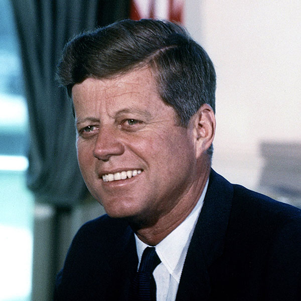 Portrait of , the 35th President of the United States