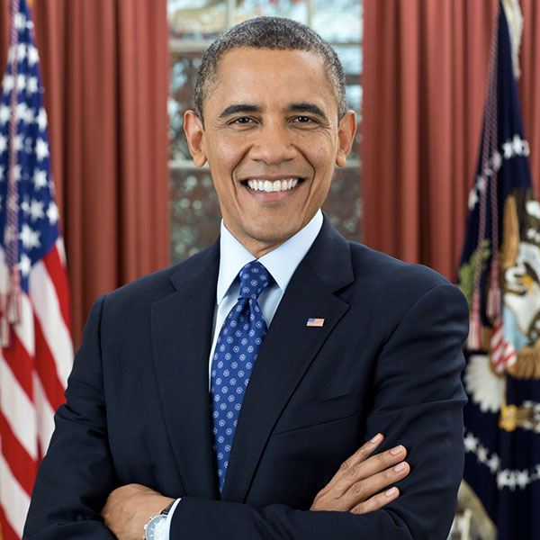 Portrait of , the 44th President of the United States